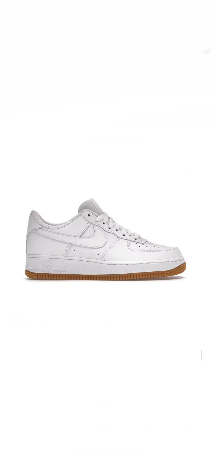 Nike Air Force 1 Low '07 – White Gum