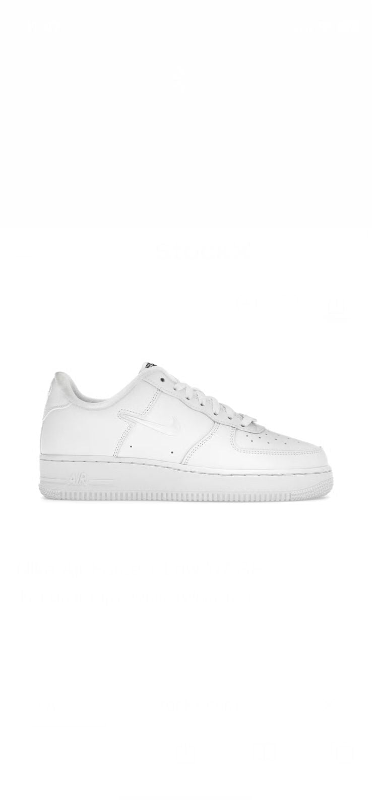 Nike Air Force 1 Low '07 SE – Just Do It Triple White