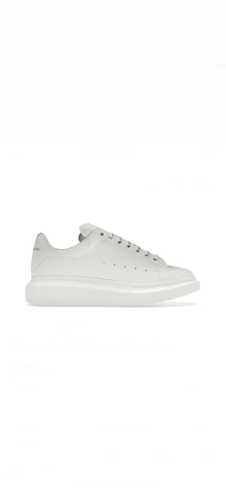 Alexander McQueen Oversized – White