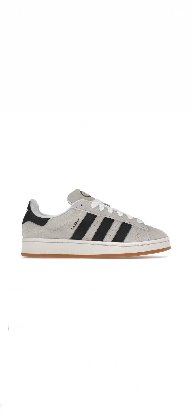 Adidas Campus 00s – Crystal White Core Black