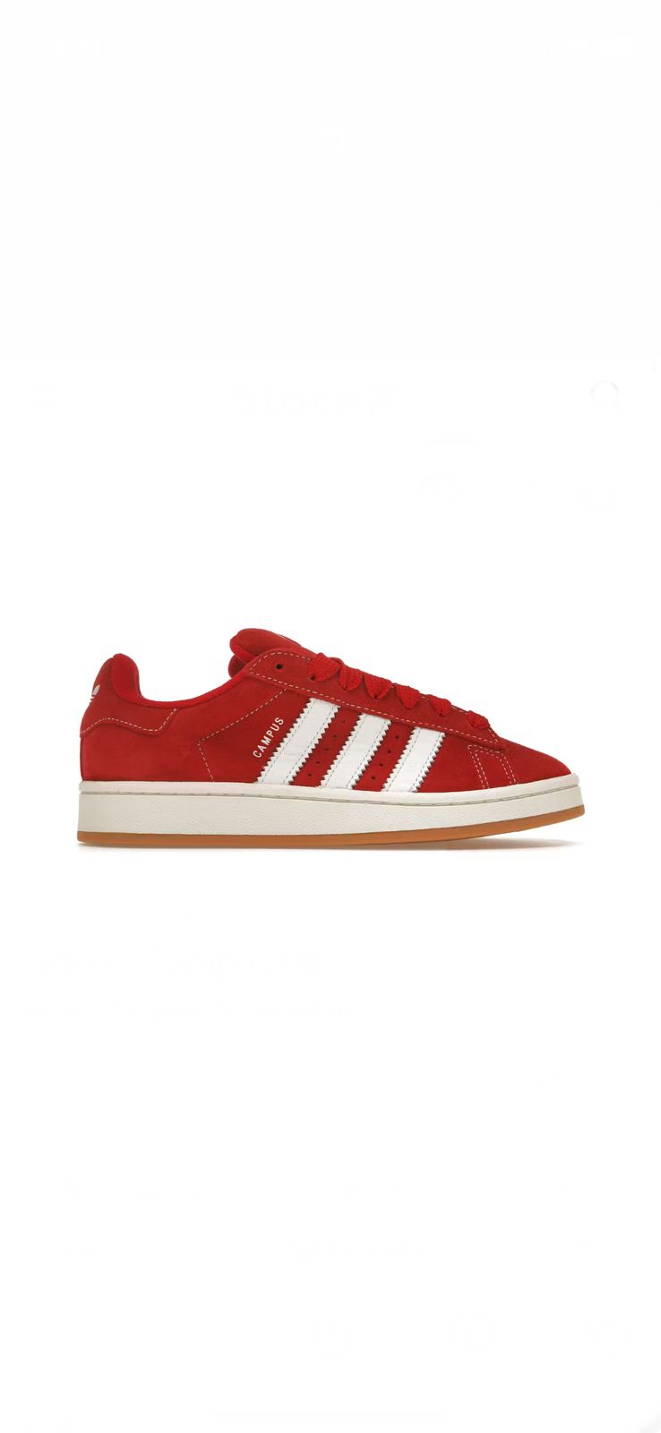 Adidas Campus 00s – Better Scarlet Cloud White