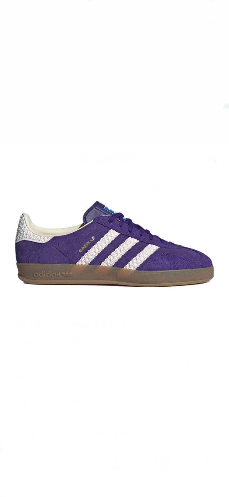 Adidas Gazelle Indoor – Purple Core White