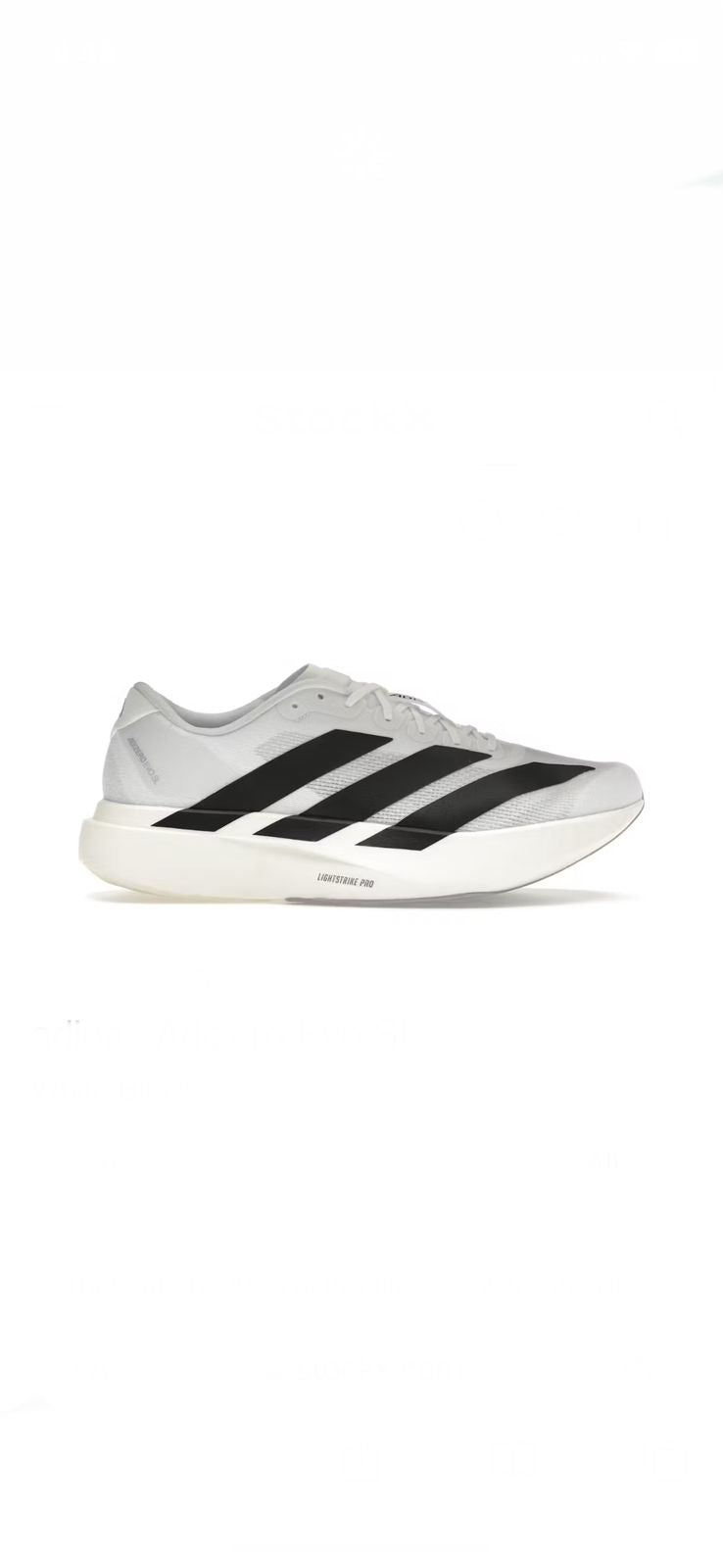 Adidas Adizero Evo SL – White Black