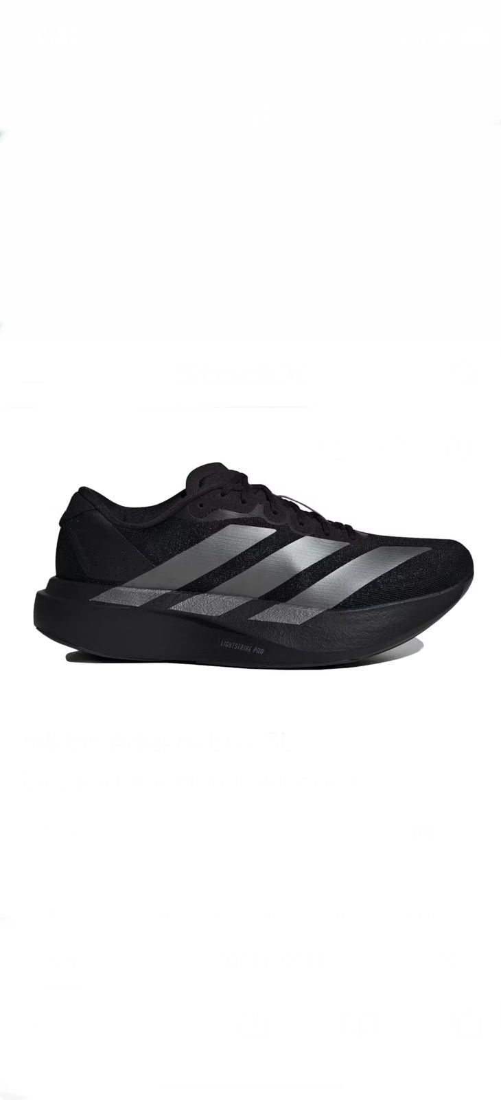 Adidas Adizero Evo SL – Core Black Iron Metallic