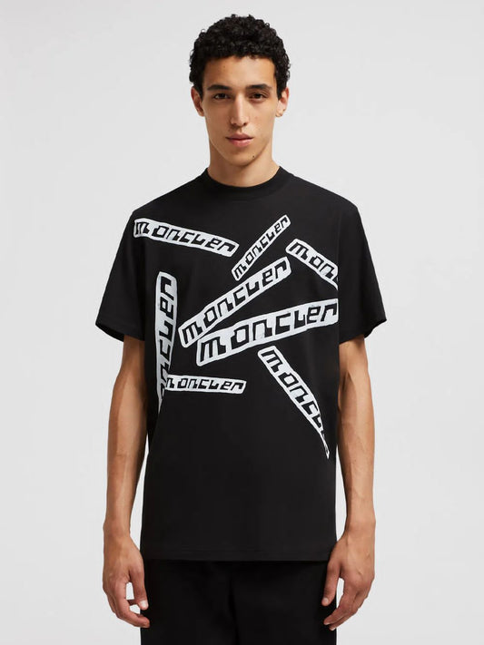 Moncler Graphic Logo Motif T-Shirt